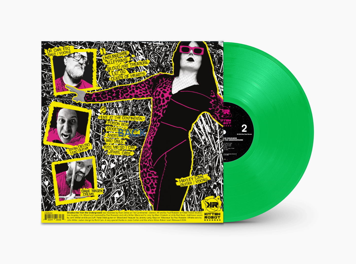 Vinyl - Unsubscribe from the Underground LP - Green