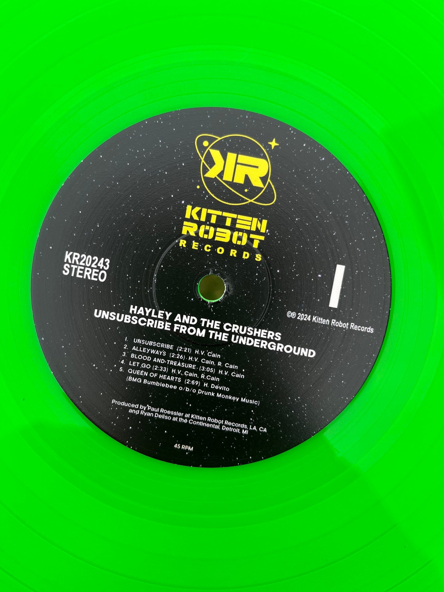 Vinyl - Unsubscribe from the Underground LP - Green