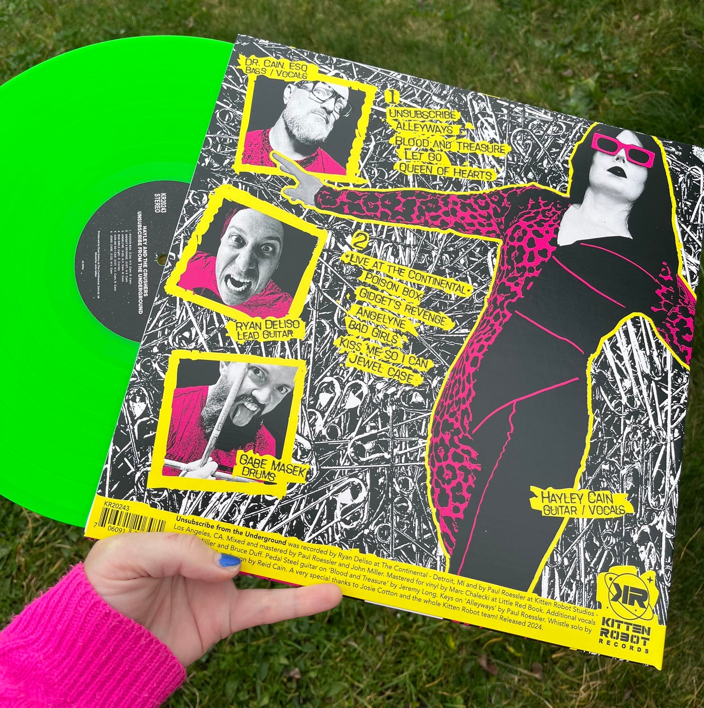 Vinyl - Unsubscribe from the Underground LP - Green