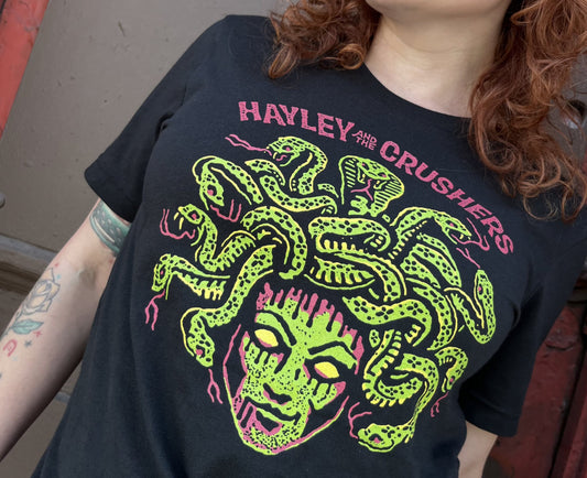 Hayley and the Crushers - Medusa Tee