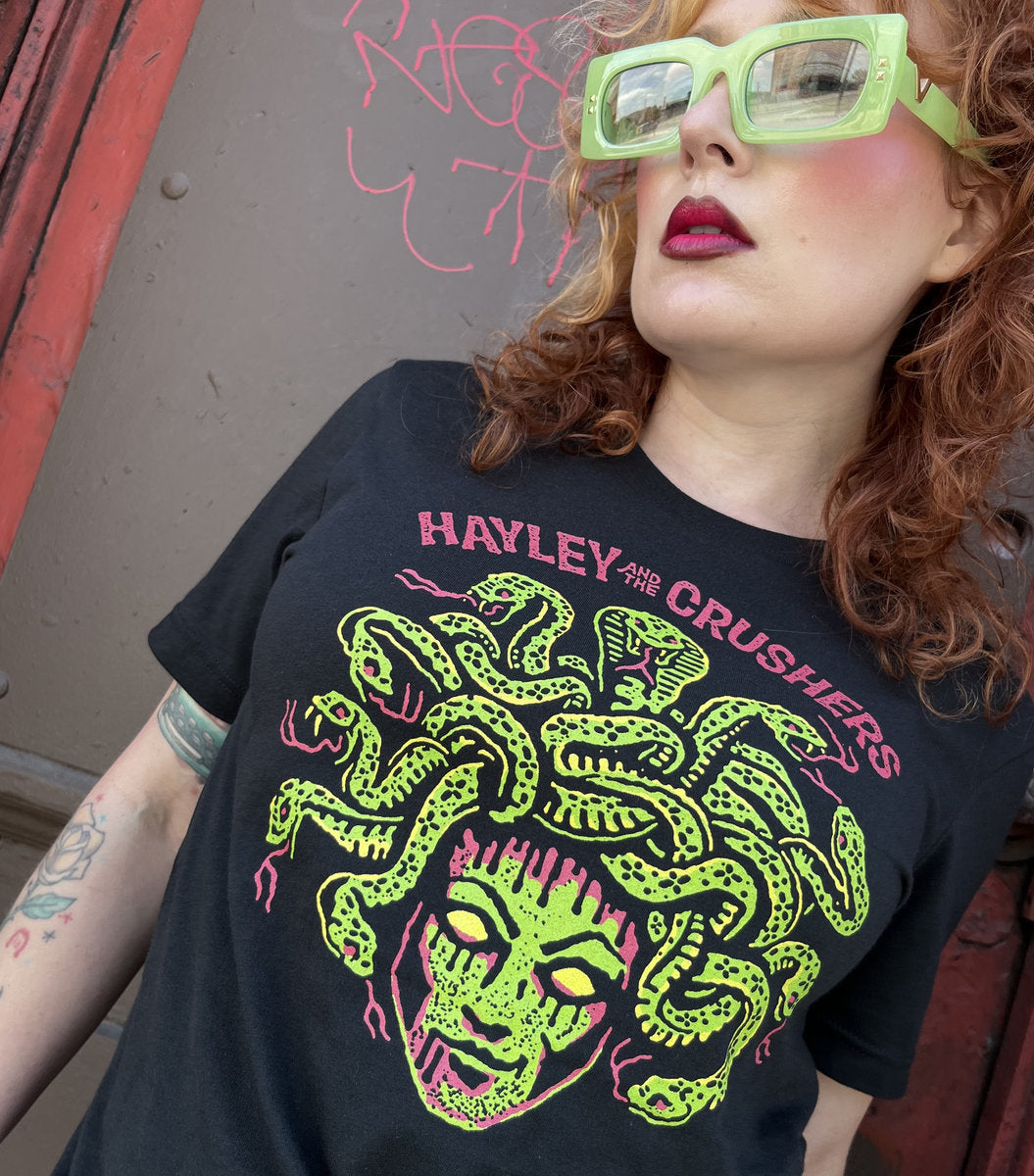 Hayley and the Crushers - Medusa Tee
