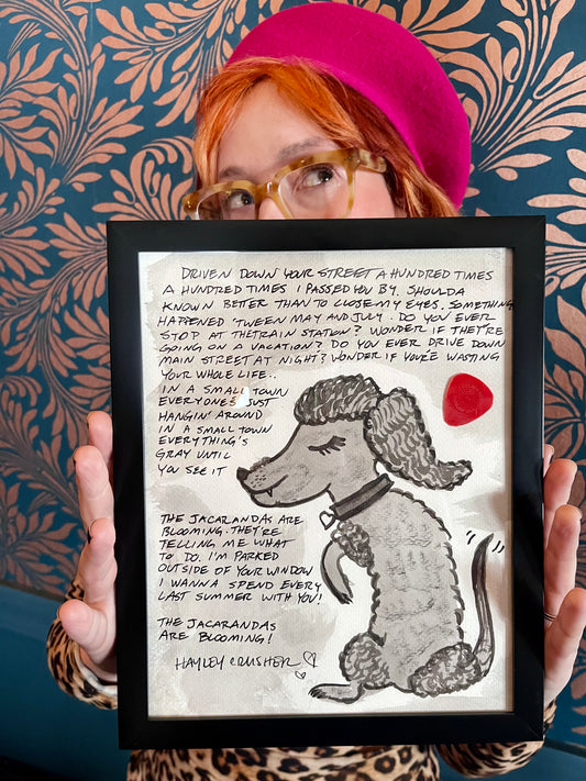 Crushers Lyric Doodler - Jacaranda